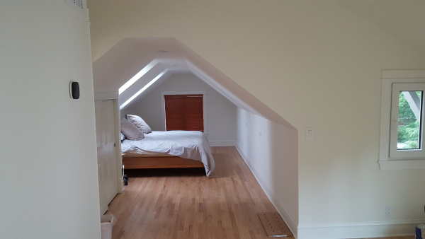 Bedroom after remodeling