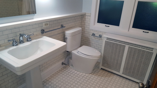 Bathroom after renovation