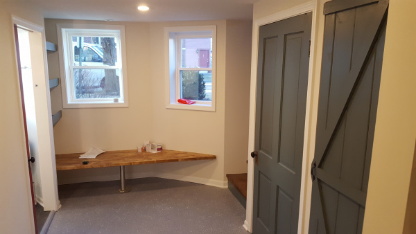 Basement after remodeling