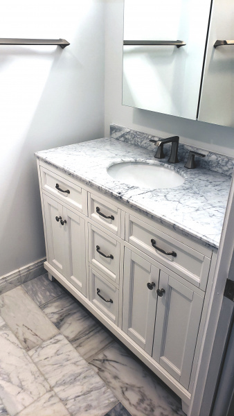 bathroom after renovation