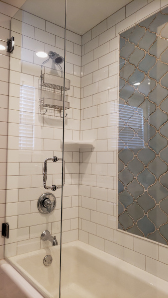 Bathroom after completely remodel