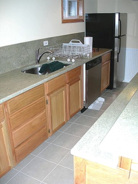 Bar area with granite counter tops