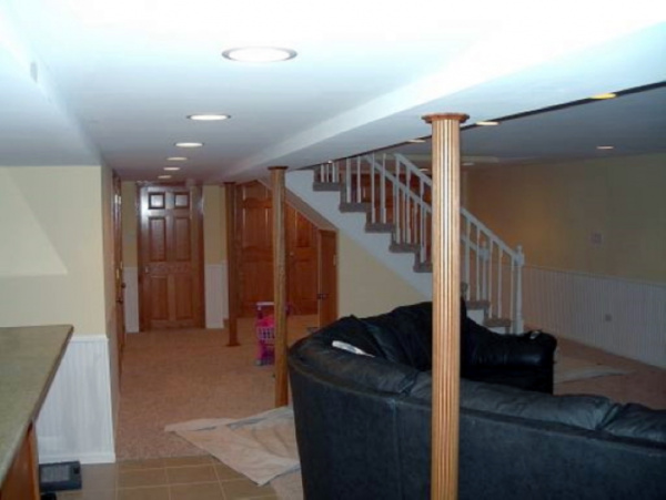 Basement after remodel