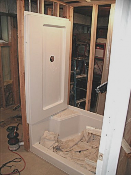 Framing new bathroom in the basement