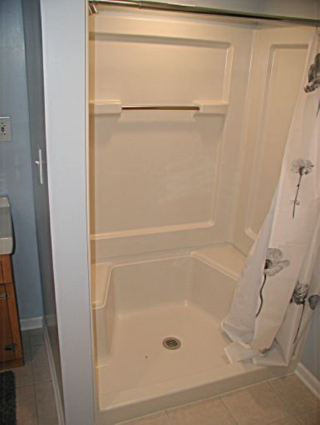 New shower base