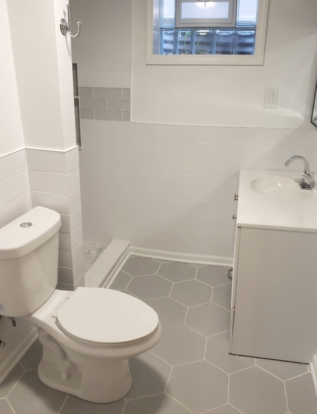 Bathroom in the basement after finish 2