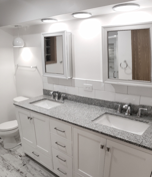 Bathroom after renovation
