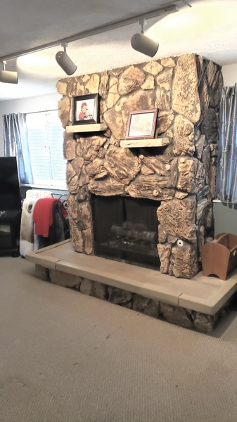 Old fireplace