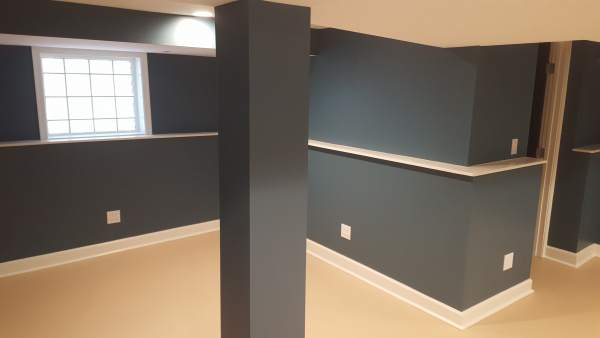 Basement after renovation