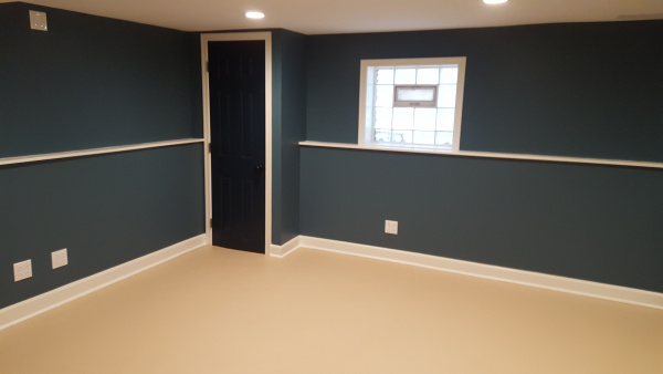 Basement after renovation