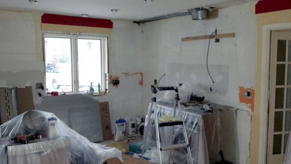 Kitchen During Demolition